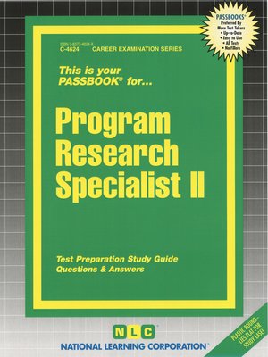 cover image of Program Research Specialist II